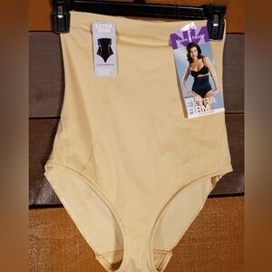 NWT XL Naomi & Nicole Nude Extra Firm High Waist Brief Shaper